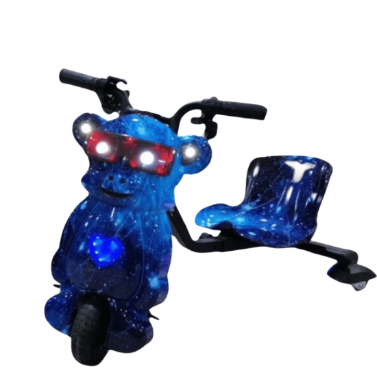 صورة سكوتر درفت 250W بتصميم قرد نيون مع إضاءة LED - قيادة مليئة بالألوان والإثارة